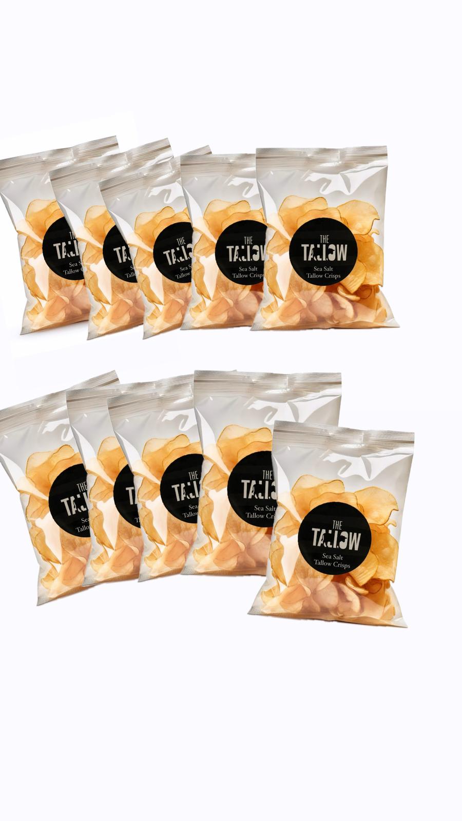 Sea Salt Tallow Crisps x10 (value package)