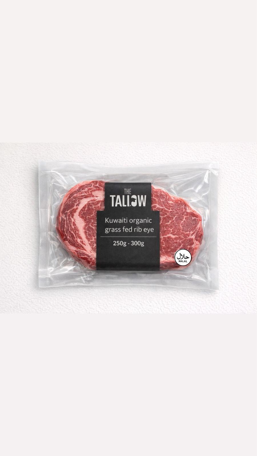 Kuwaiti organic Grass fed Rib eye 250g - 300g - Primetallow