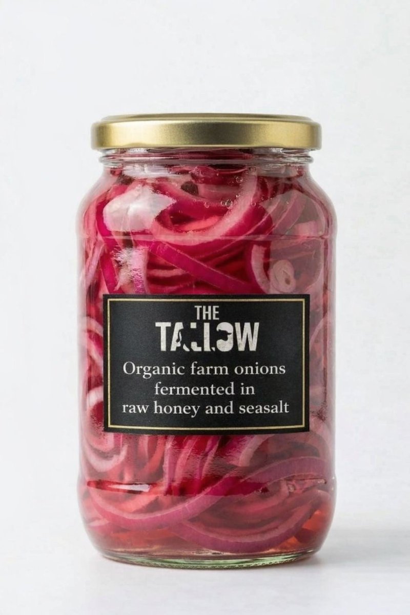 Organic fermented Onions 500 ML - The tallow