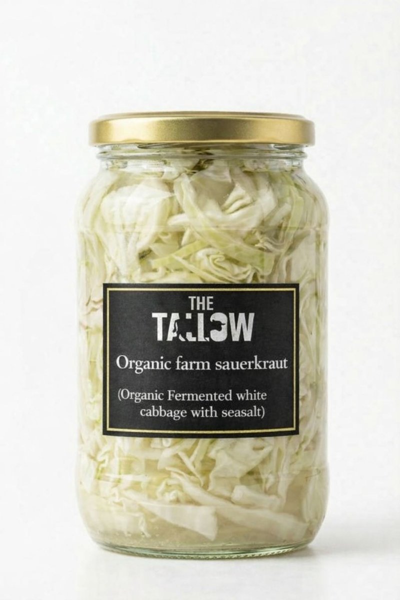 Organic Sauerkraut 500 ML - The tallow