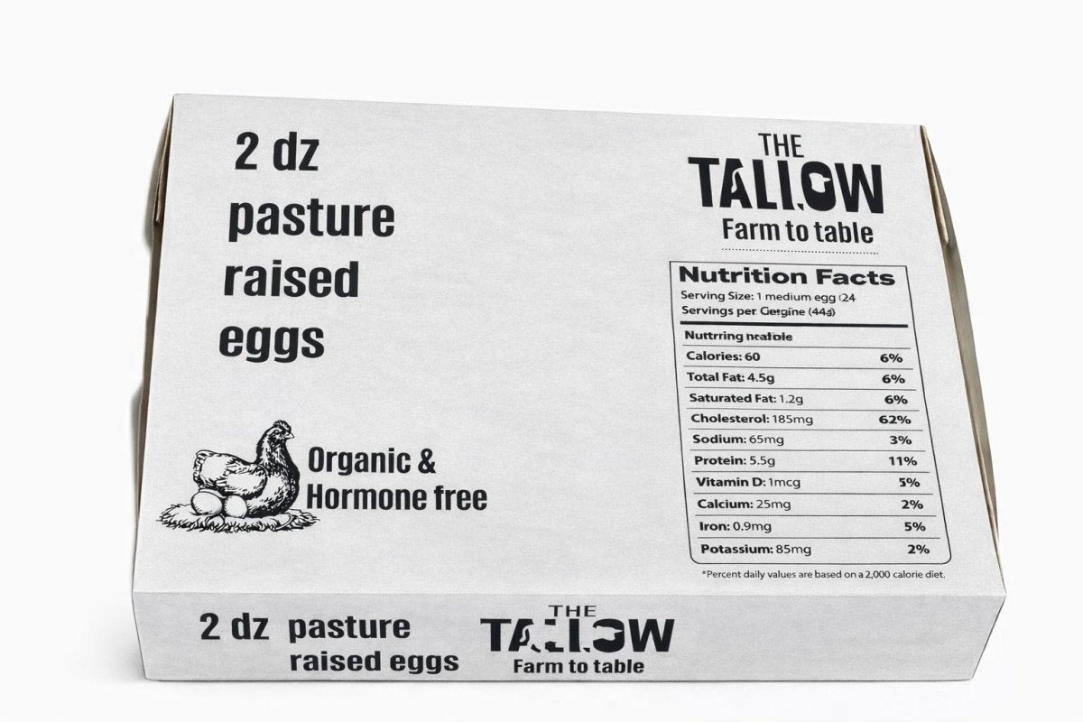 Pasture raised Eggs 24pcs - The tallow