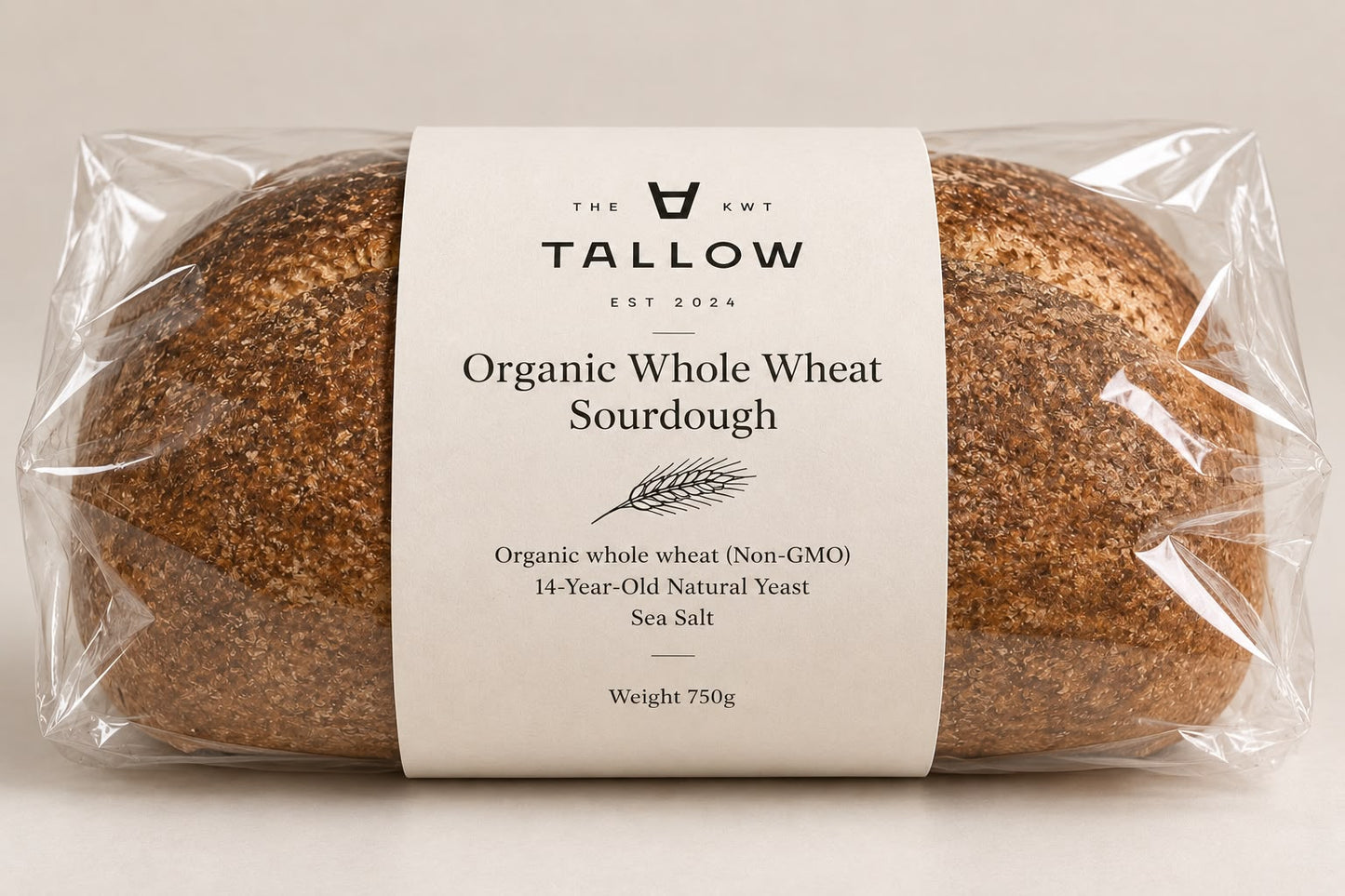 Organic whole wheat Sourdough