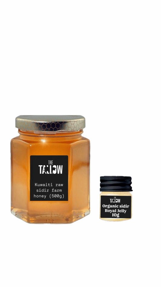 Organic Raw Sidir Honey 500g & Organic Sidir Royal Jely 10g