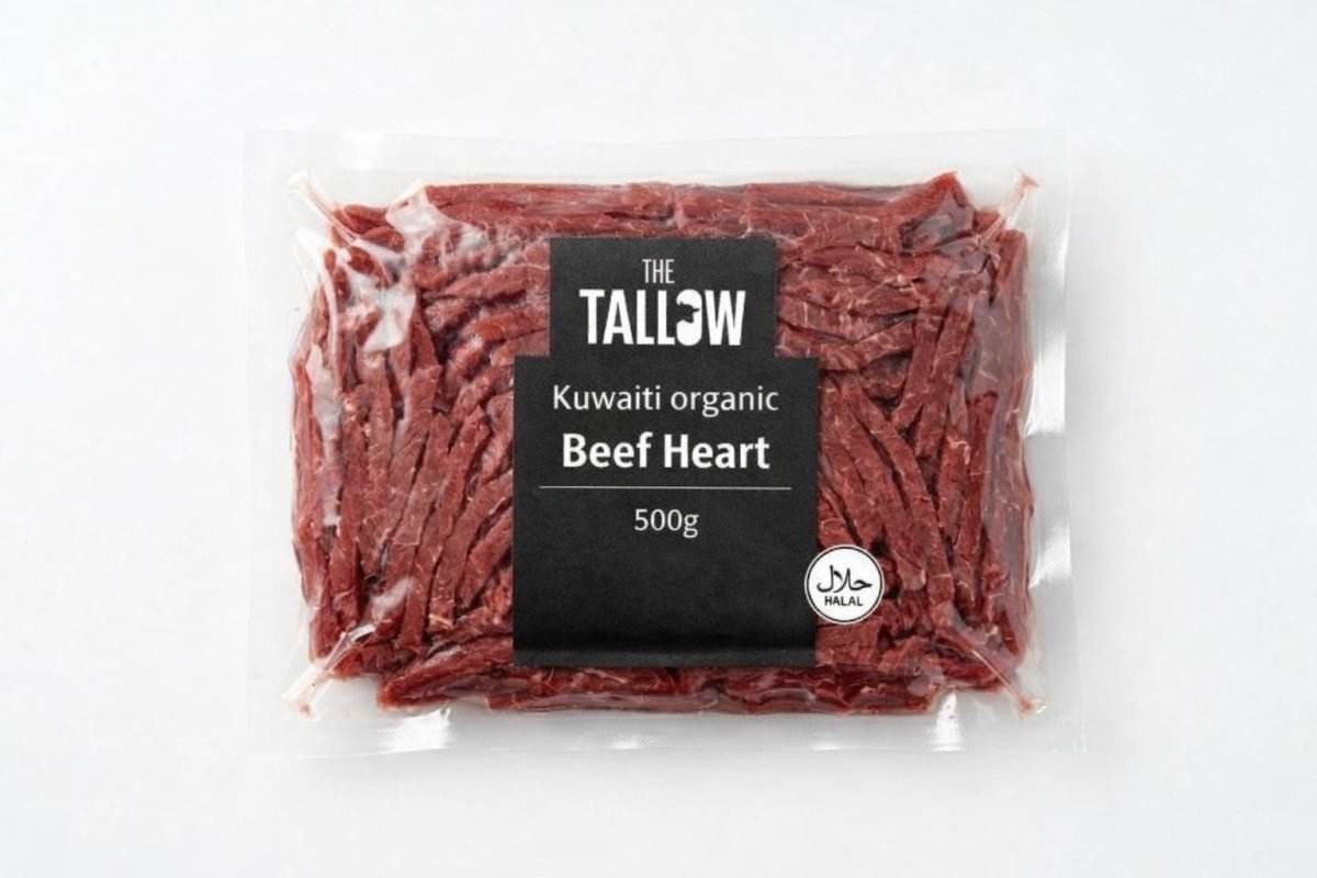 Kuwaiti Organic Beef Heart 500g - The tallow