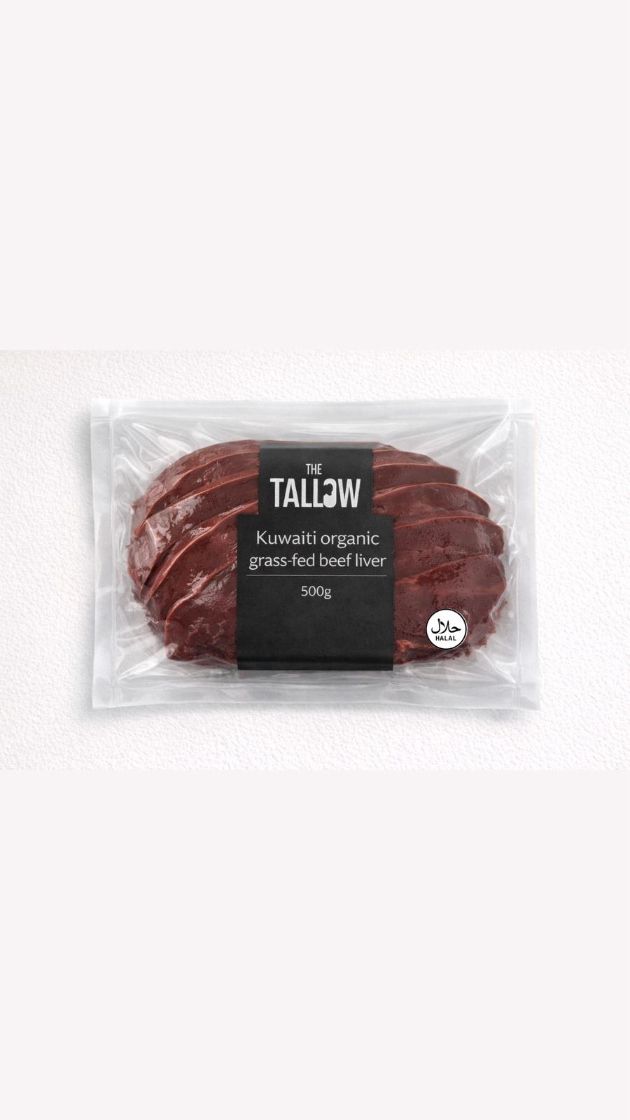 Kuwaiti organic grass fed beef liver 500g - Primetallow