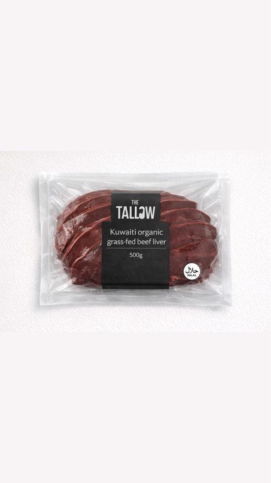 Kuwaiti organic grass fed beef liver 500g - Primetallow