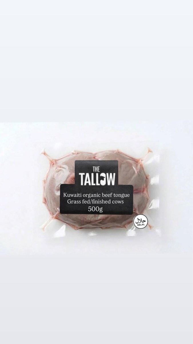 Kuwaiti Organic Grass Fed Beef Tongue 500g - The tallow