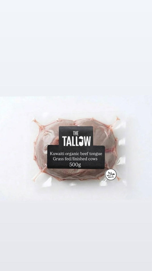 Kuwaiti Organic Grass Fed Beef Tongue 500g - The tallow