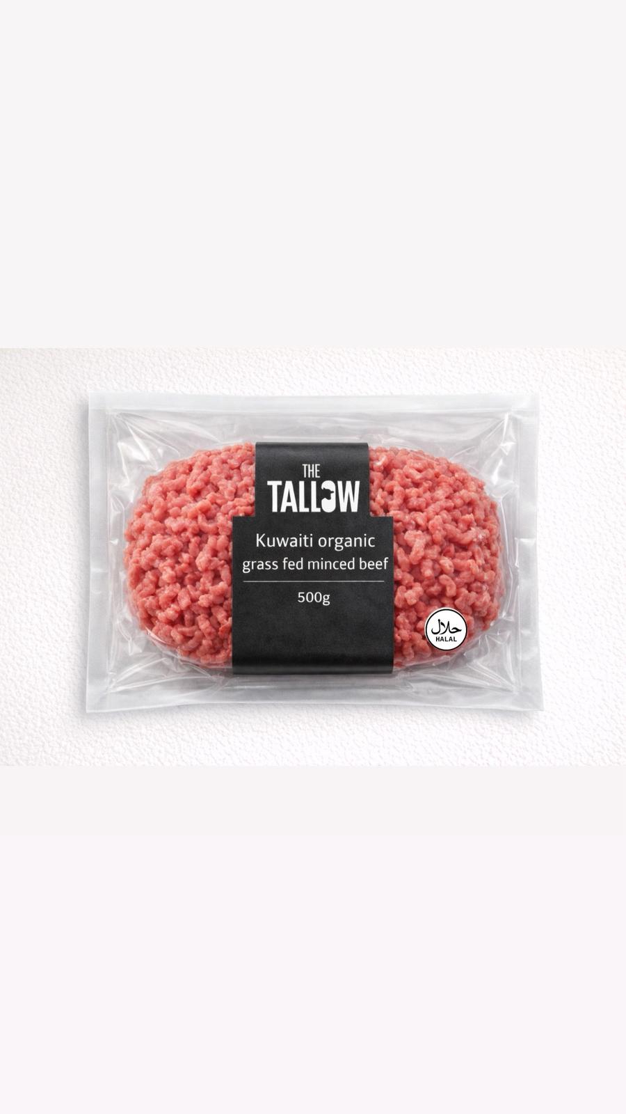 Kuwaiti organic grass fed minced beef 500g - Primetallow