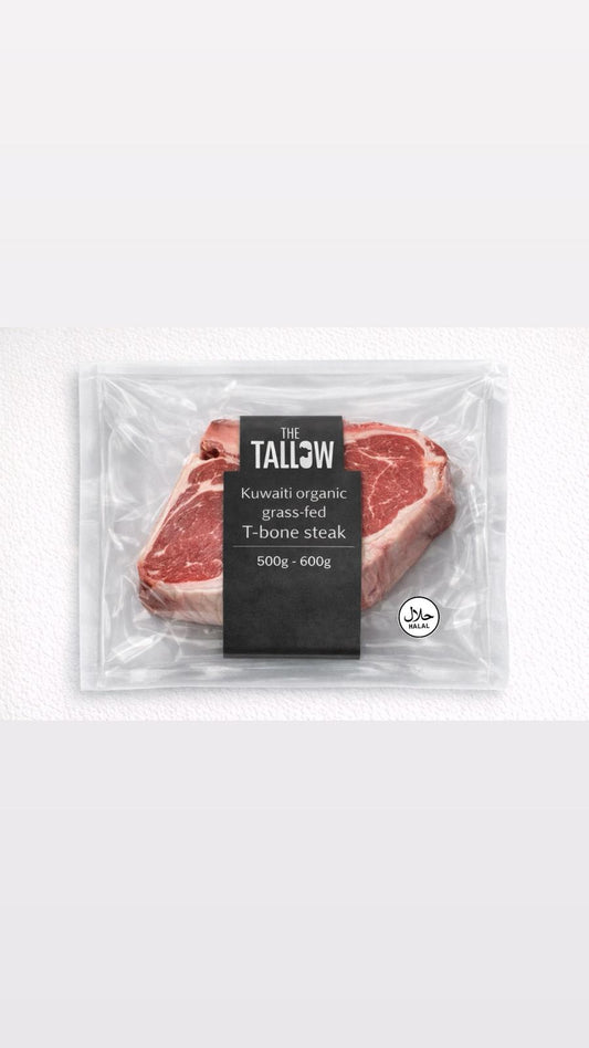 Kuwaiti organic grass fed T - bone steak 500g - 600g - Primetallow