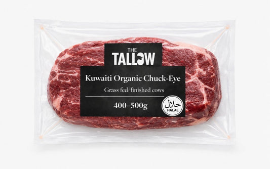 Kuwaiti Organic grass fed/finished Chuck Eye Steak 400 - 500g - The tallow