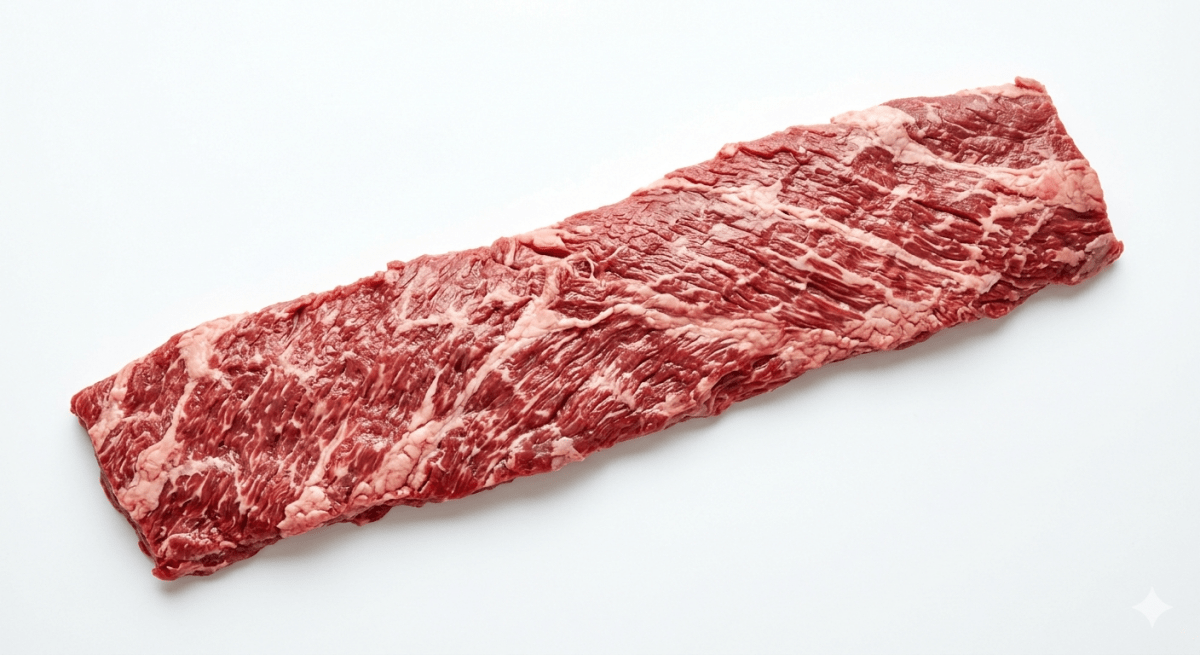 Kuwaiti Organic Grass Fed/Finished Skirt steak 250 - 300g - The tallow