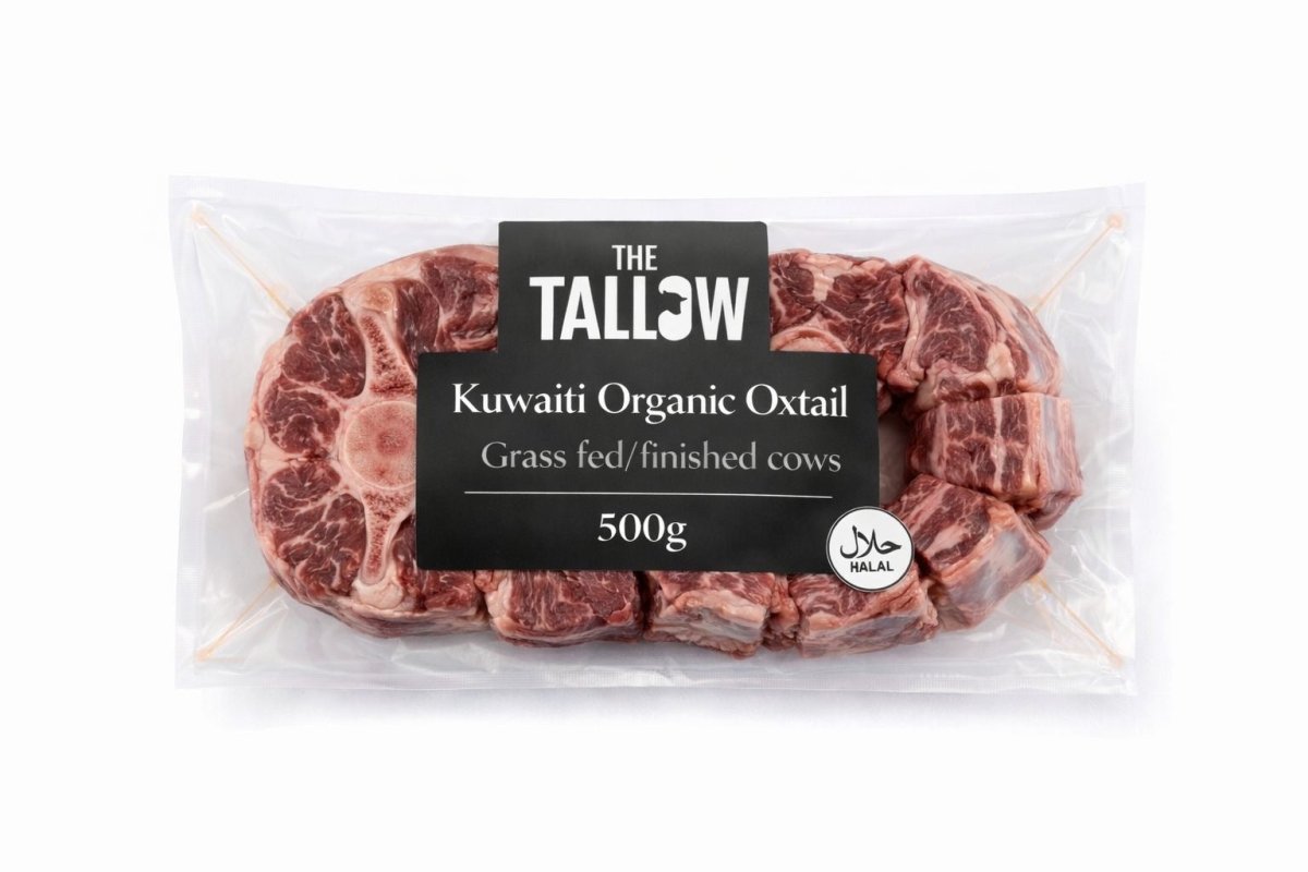 Kuwaiti Organic Oxtail 500g Grass Fed Fished - The tallow