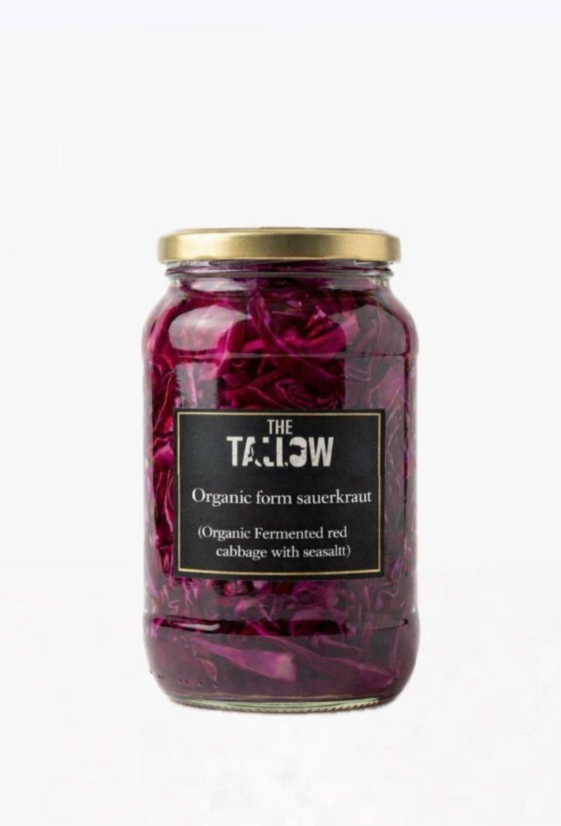 Organic red Sauerkraut 500 ML - The tallow