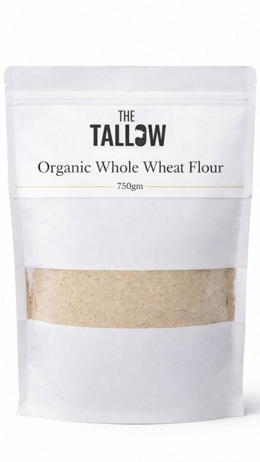 Organic Whole Wheat Flour 750g - The tallow